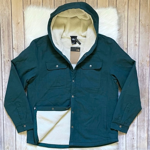 The North Face Men’s Hooded Campshire Shirt Jacket - Picture 1 of 8